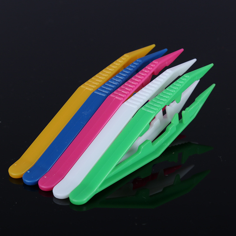 Wholesale bags of children's toys bean accessories tools tweezers color bean DIY tools bean plastic clip