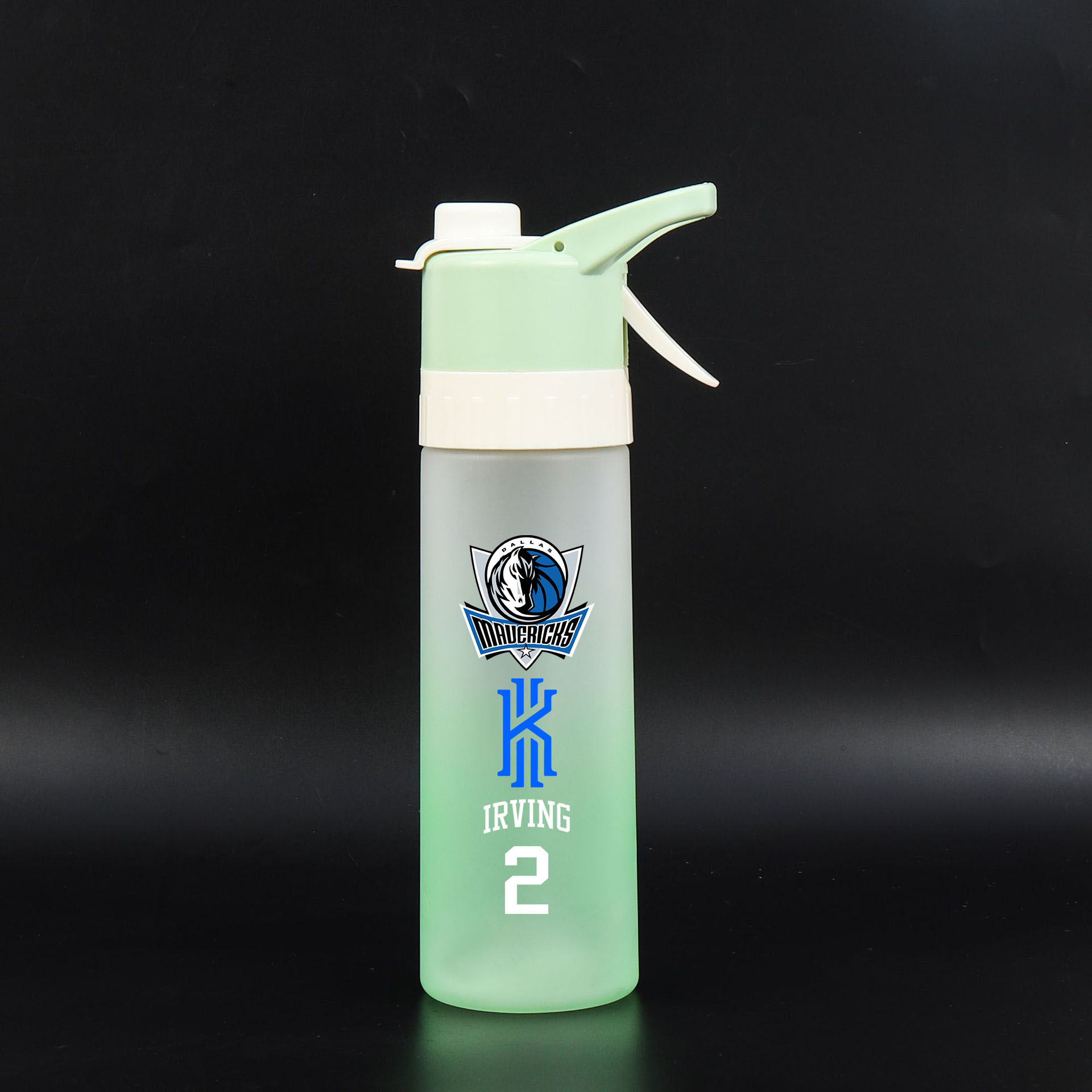 Spray Water Cup Star Sports Water Supplementing Cooling Portable Sports Outdoor Summer Student Military Training Cup Fashion