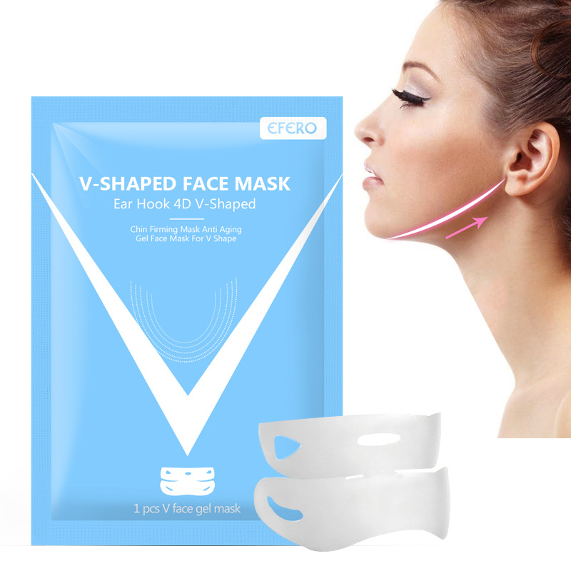 Shake Tone Face Double V Face Mask V Face Mask Ladies Ear-Hanging Face Stickers Cross-border Wholesale