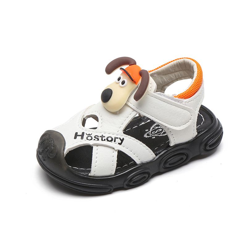 Soft Sole Baby Toddler Shoes Summer Cartoon Cute Boy Baby Sandals Anti-Kick Velcro Girl Kids Shoes Wholesale