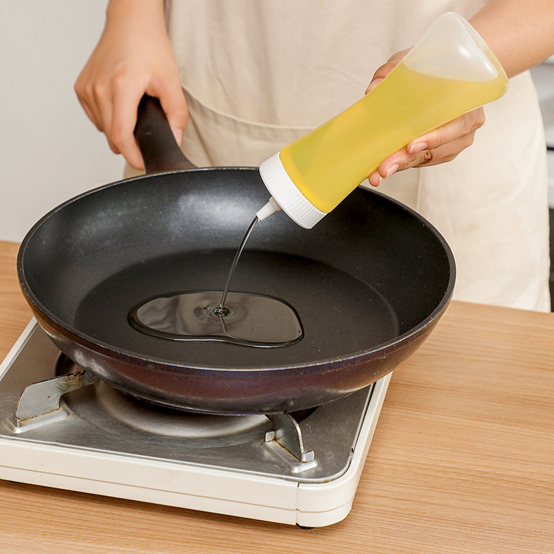 Kitchen Inverted Sauce Bottle Squeezed Salad Dressing Bottles Squeezed Plastic Small Pot Honey Tomato Squeezed Sauce Bottle