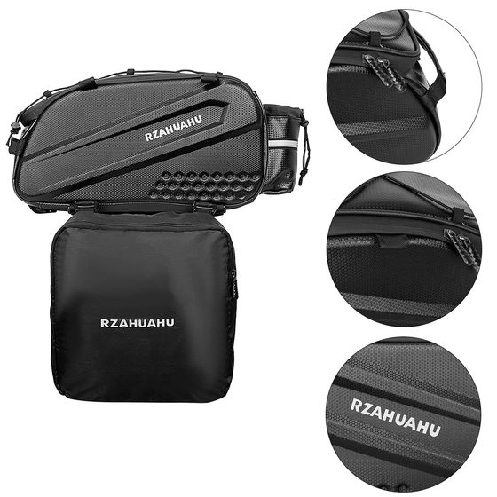 Bicycle Back Pack Back Seat Bag Riding Waterproof Mountain Bike Back Bag Driving Bag Rack Bag Bicycle Accessories Equipment