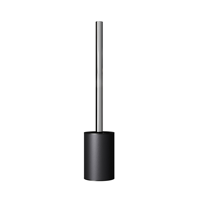 New toilet toilet stainless steel soft rubber wool-planting toilet brush set base anti-leakage no dead angle cleaning brush