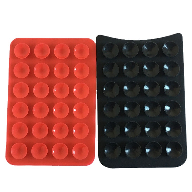24-piece mobile phone silicone suction cup Square mobile power non-slip suction cup mobile phone leather case power phone suction cup
