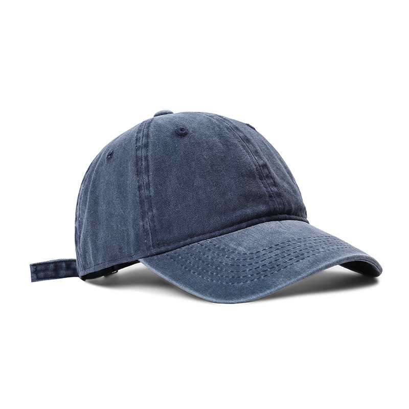 Hat Women's Cap Soft Top Korean-style ins All-match Washed Solid Color Baseball Cap Casual Men's Japanese-style Cowboy Hat