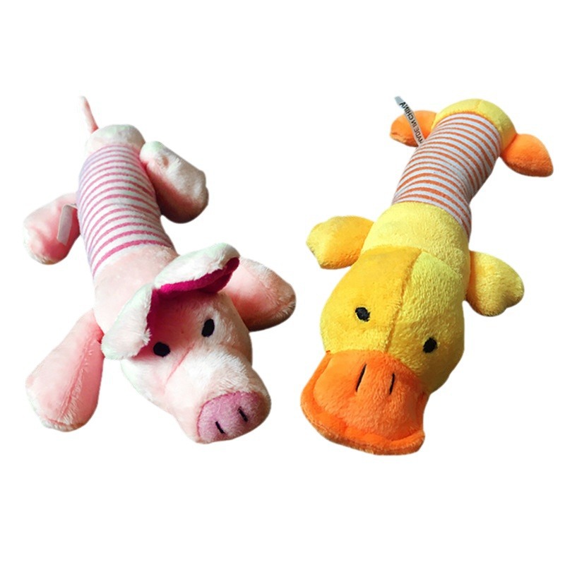 Four-legged long plush dog sound toy molars training pet cat toy pet supplies wholesale