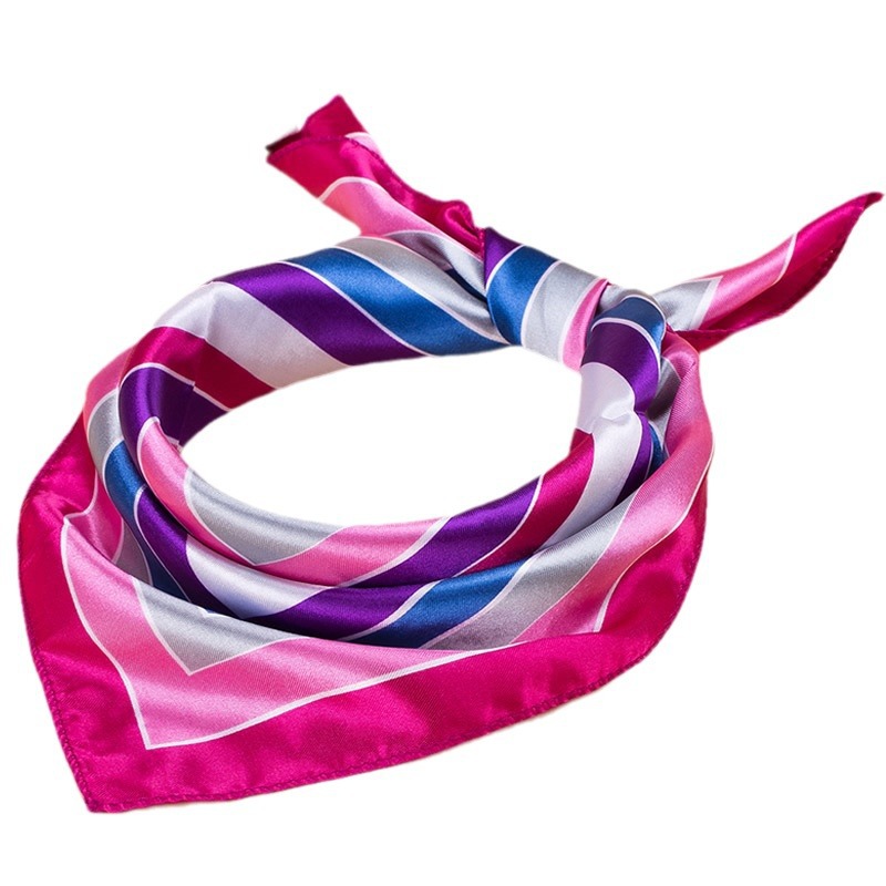 Spring and Autumn New Bank Stewardess Scarf Small Scarf Professional Ladies Square Scarf White Collar Business Scarf