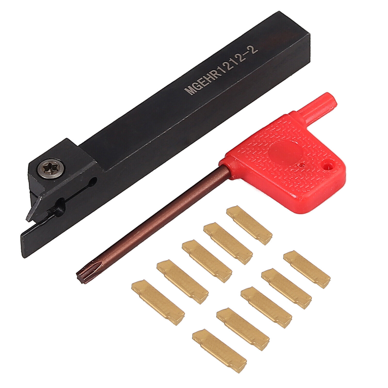 Hot selling products MGEHR1212-2 12 x 100mm CNC turning tool bar with 10 pieces of MGMN200 knives