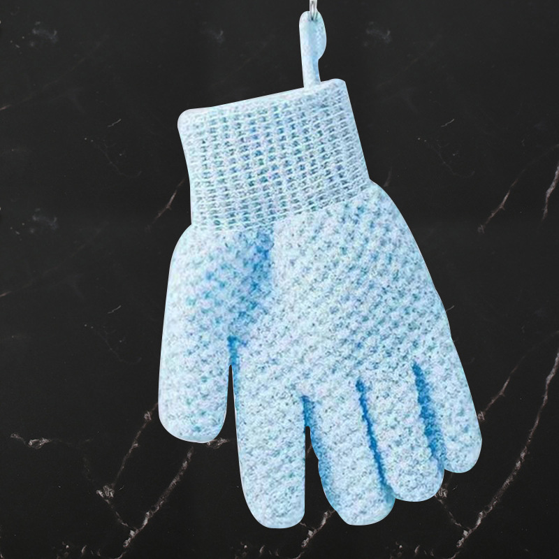 Rubbing bath towel rubbing ash thickened double-sided back rubbing artifact men's and women's Jacquard bath rubbing mud bath gloves exfoliating gloves