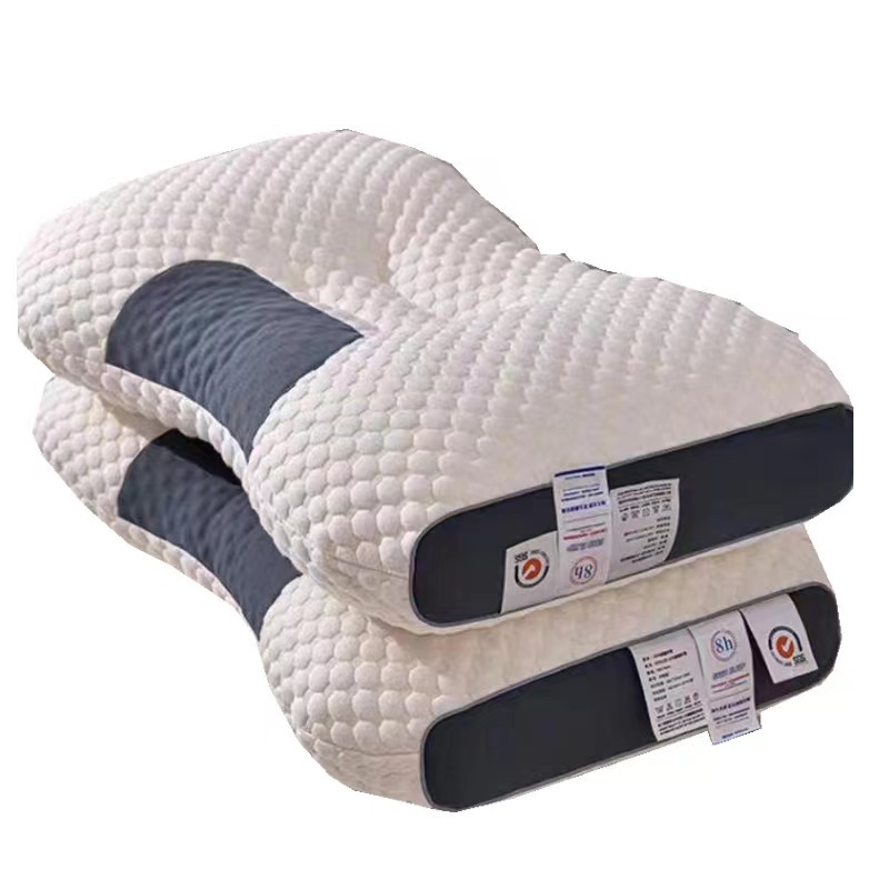 Factory Direct Washable Knitted Massage Pillow to Help Sleep Neck Protection SPA Student Hotel Home Wholesale Hair