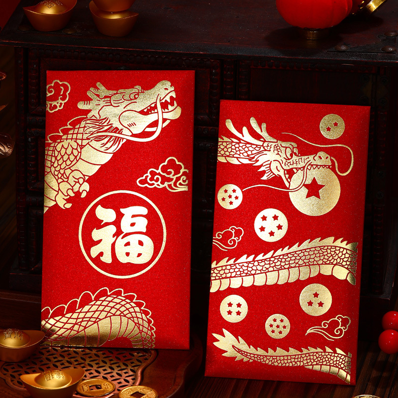 2025 New New Year Spring Festival Year of the Snake New Year Red Bag Personalized Creative Bronzing Leit Seal Custom logo