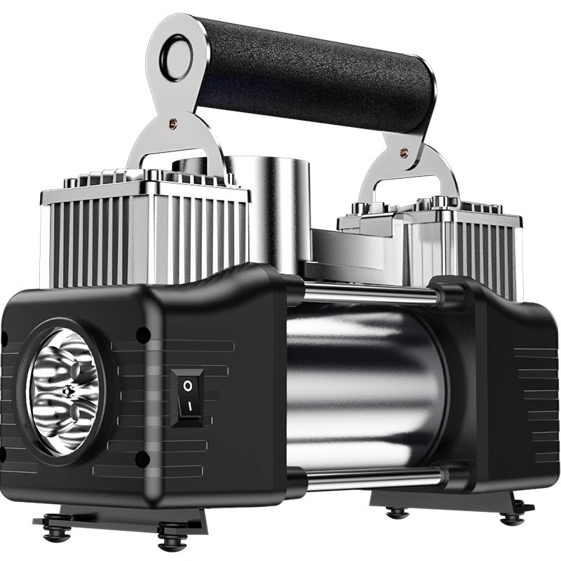 Car air pump car tire air pump 12v double cylinder high power portable car air pump air pump