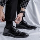 Three-connector men's leather shoes business casual dress men's shoes British suit shoes men's groom wedding shoes 8038-R