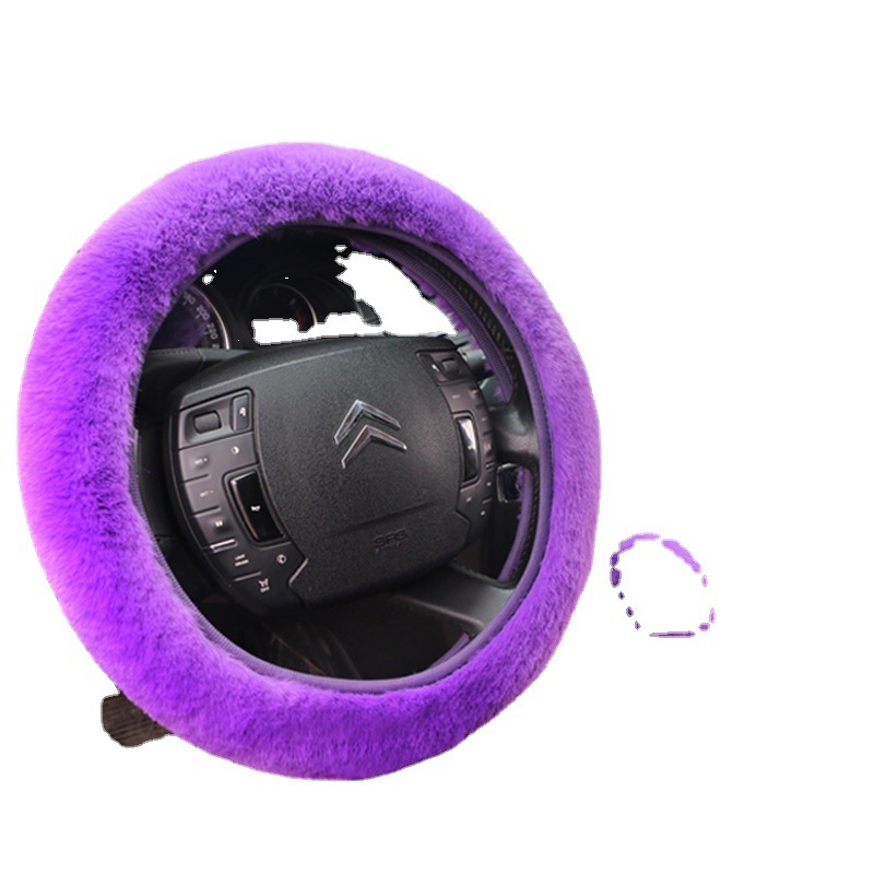 新型のウサギ防止のぬいぐるみの車のハンドルカバーの厚い保温メーカーの男女通用のカバーの多色は選択できます。|undefined