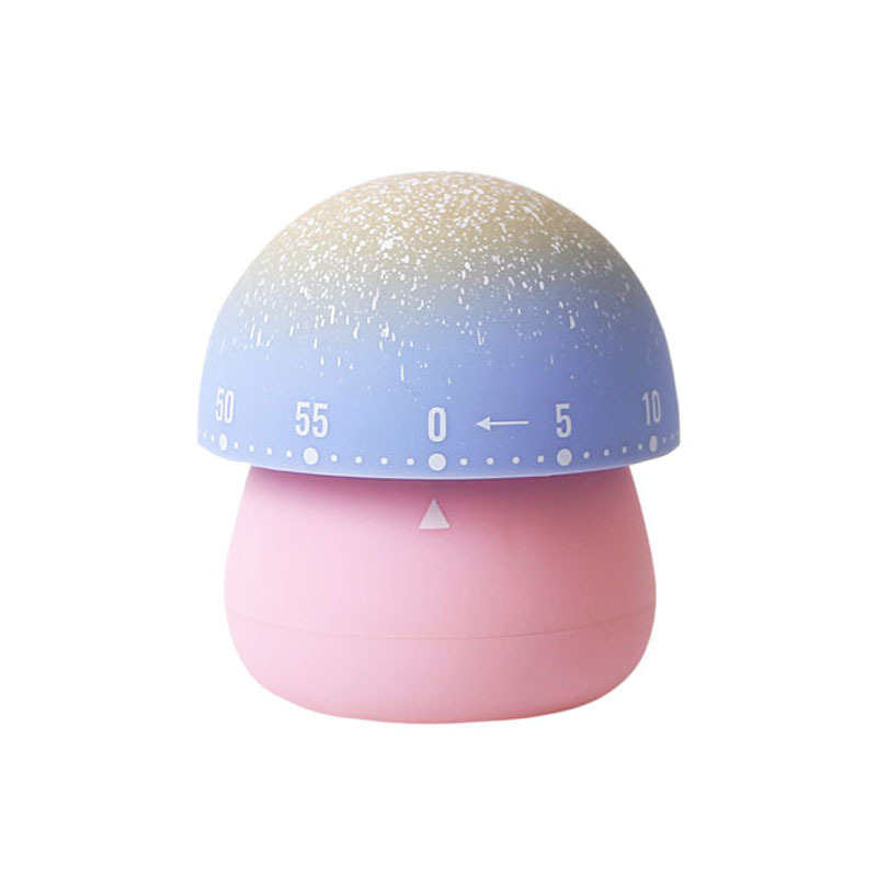 Dream Mushroom Mechanical Timer Cartoon Children Time Manager Student Learning Self-discipline Reminder Kitchen Timer