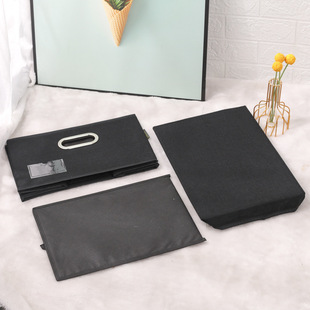 Hairong wholesale non-woven folding socks underwear storage box fabric sundries finishing classification drawer storage box