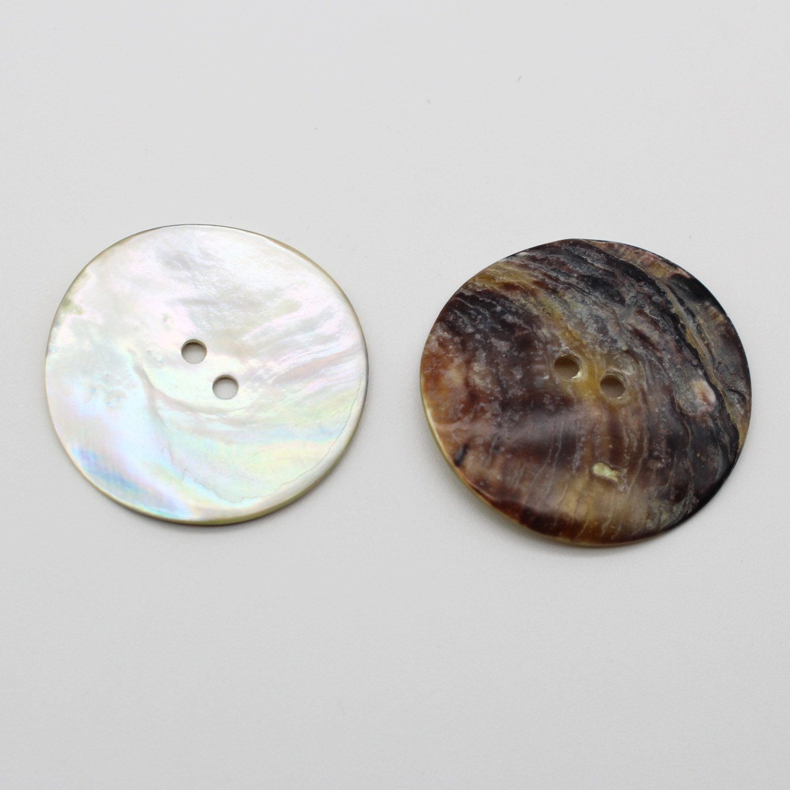 Natural Shell Buckle Marseille Japanese Marseille Hand-stitched Buttons LOGO-dyed
