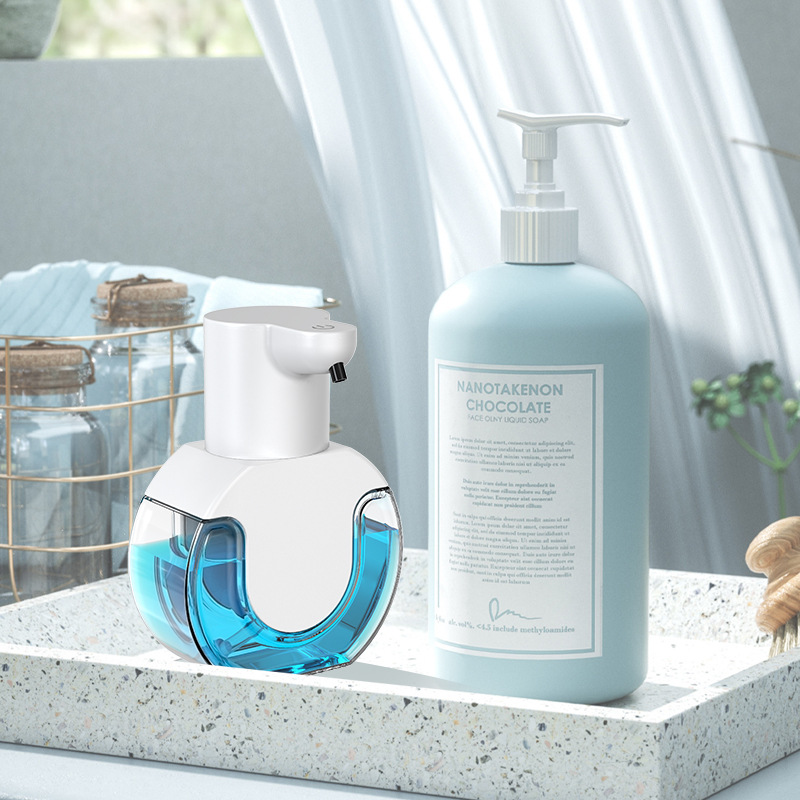 New P10 Automatic Induction Soap Dispenser Smart Foam Mobile Phone Washing Liquid Hotel Soap Dispenser Electric Mobile Phone Wall Hanging