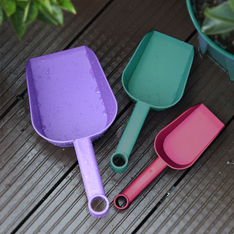Gardening tools thickened plastic soil shovel household flower shovel soil shovel flower small shovel cat litter shovel