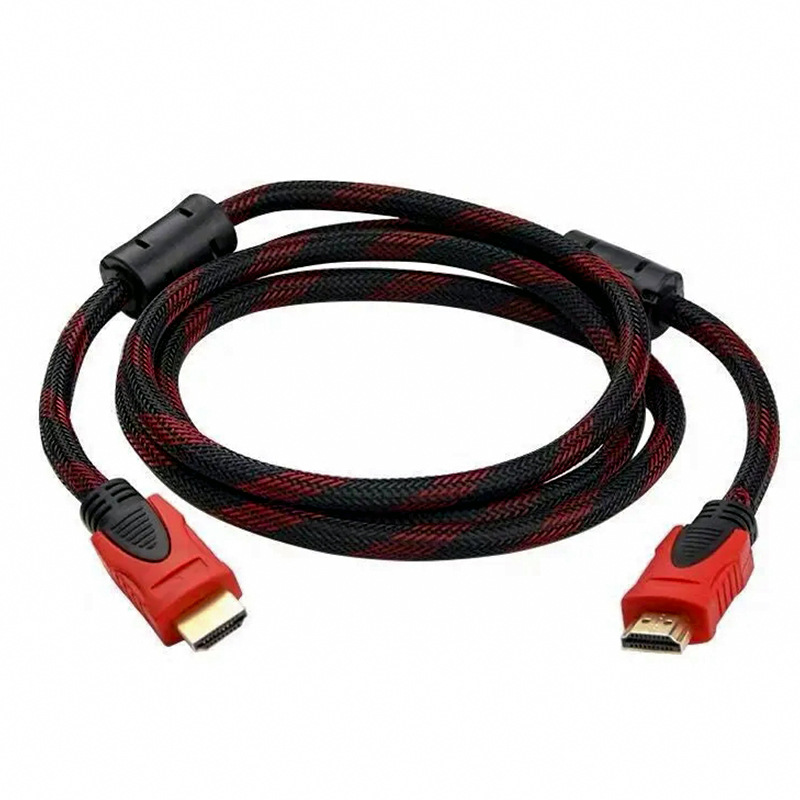 hdmi cable red and black net 1.4 1080p computer monitor TV set-top box cable HD cable