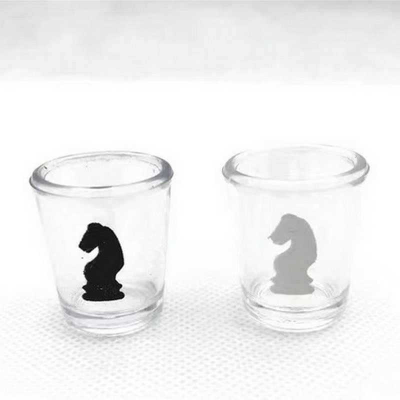 Glass Wine Glass Chess Bar Game Board Game Crystal Wine Glass Chess Chess Set Wholesale