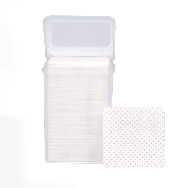 Grafting Eyelash Glue Cleaning Cotton Glue Bottle Wipe White Pink 200 Pieces/Box Large Capacity