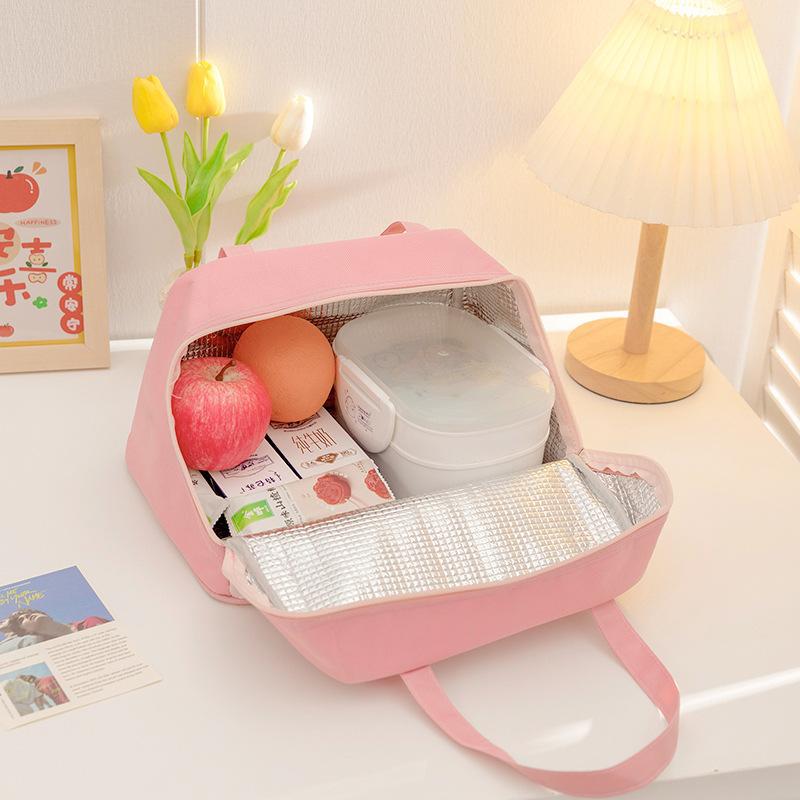 Insulation bag aluminum foil insulation bag large capacity lunch box bag handheld bento bag meal bag lunch bag lunch bag