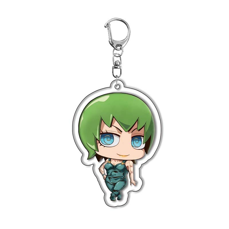 JOJO's Bizarre Adventure Jonathan Acrylic Keychain Pendant Anime Peripheral Figures Cross-Border