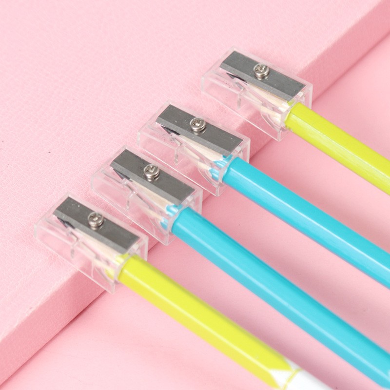 TAIHAO beveled transparent cartridge accessories pencil sharpener pencil charcoal pencil sharpener eyebrow pencil sharpener stationery lip pencil sharpener