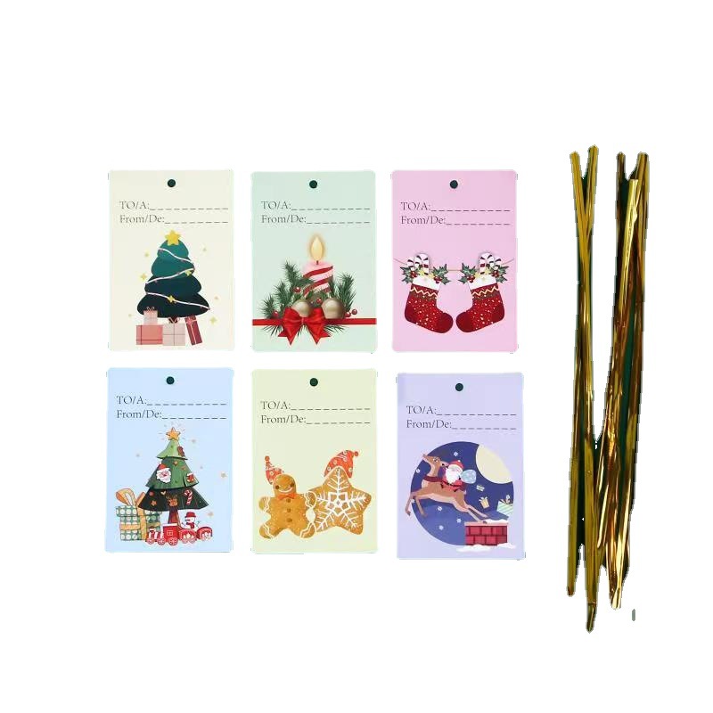 2025 New Santa Drawstring Drawstring Pocket Candy Bag Christmas Gift Bag Christmas Gift Decorations