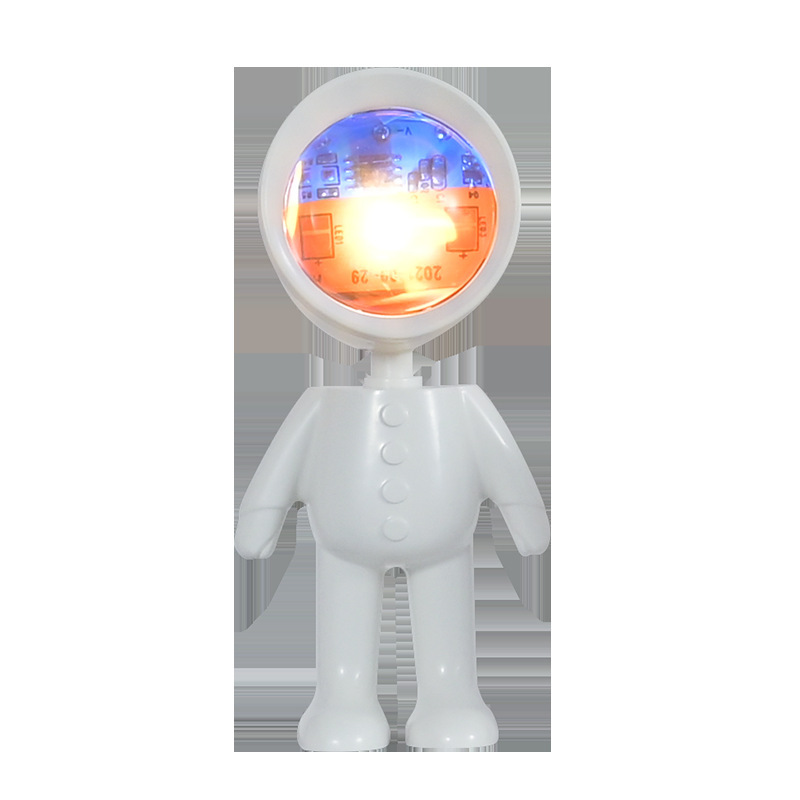 Sunset light atmosphere sunset sunset projection light internet celebrity photography photography light cute robot night light gift
