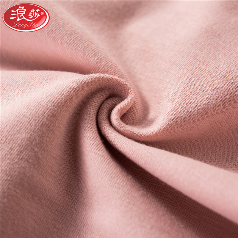 Longsha Underwear Women's Cotton Comfortable Chubby Girls Postpartum Abdominal Shorts Head Embossed Printed High Waist Briefs