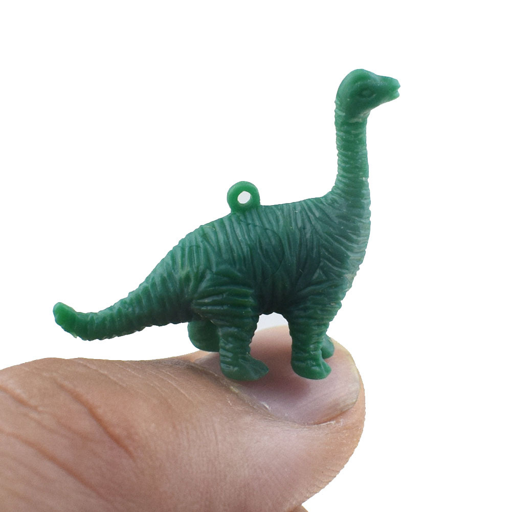 TPR Mini Dinosaur Toy Gashapon 3cm Jurassic Dinosaur Accessories Small Toy Cross-border Supply