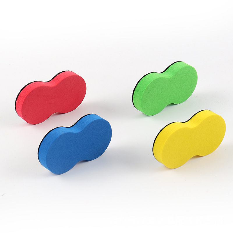 Factory direct small white board eraser EVA non-magnetic felt cloth board eraser children's drawing board accessories small board eraser wholesale