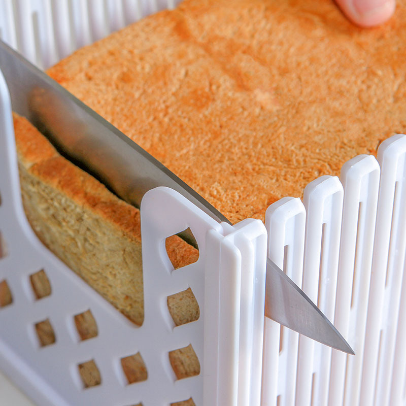 Bread slicer cutter toast sharpener cutting rack bread cutter toast slice baking tool auxiliary device
