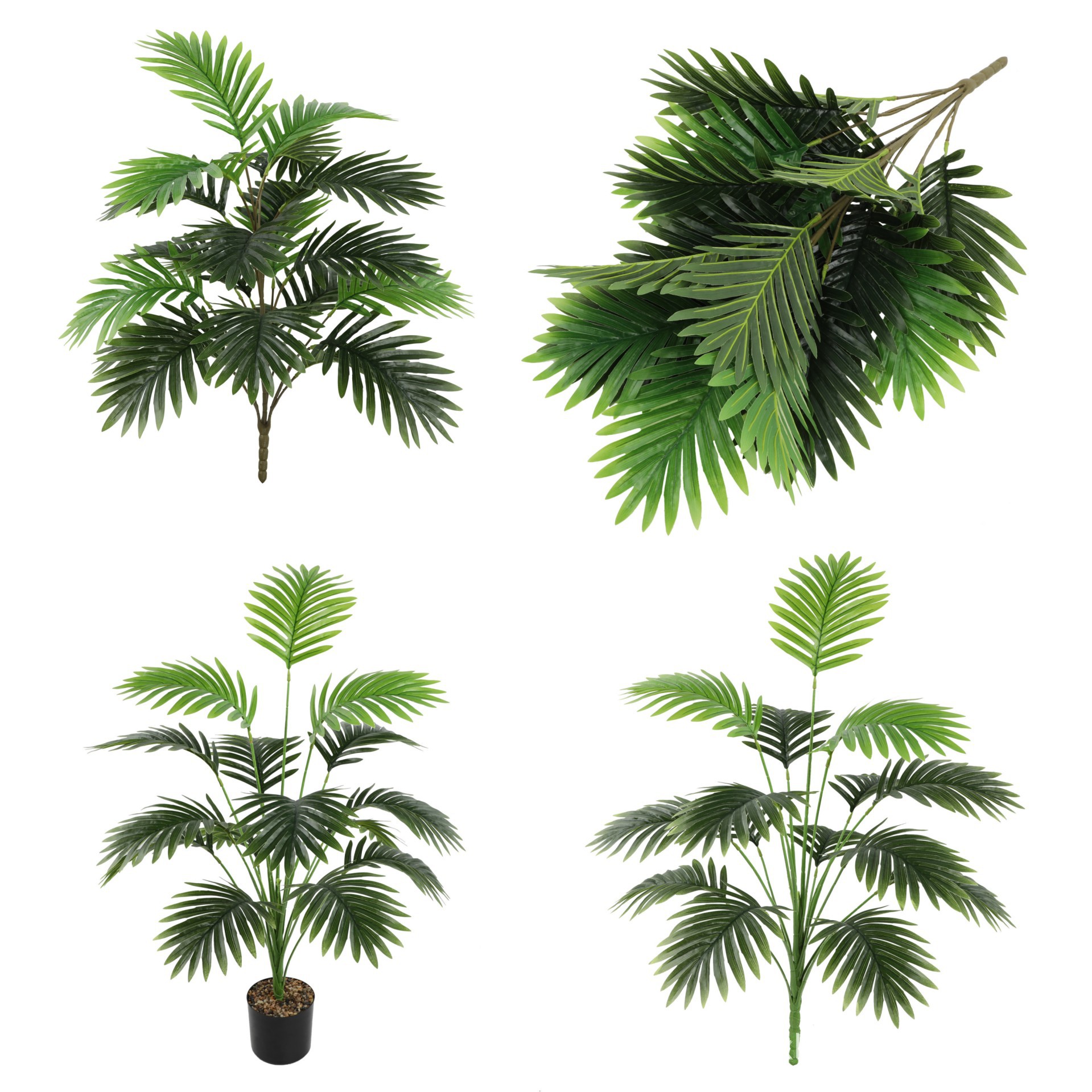 Simulation of turtle leaf potted cross-border green plants loose anemone iron leaves home decoration outdoor green plant ornaments wholesale