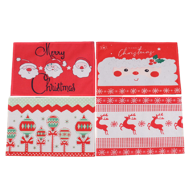 New Christmas family home decoration supplies restaurant hotel table mat tablecloth elderly Party party decoration