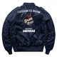 2024 autumn and winter new youth men's jacket plus size stand collar padded warm quilted flight jacket top 9822