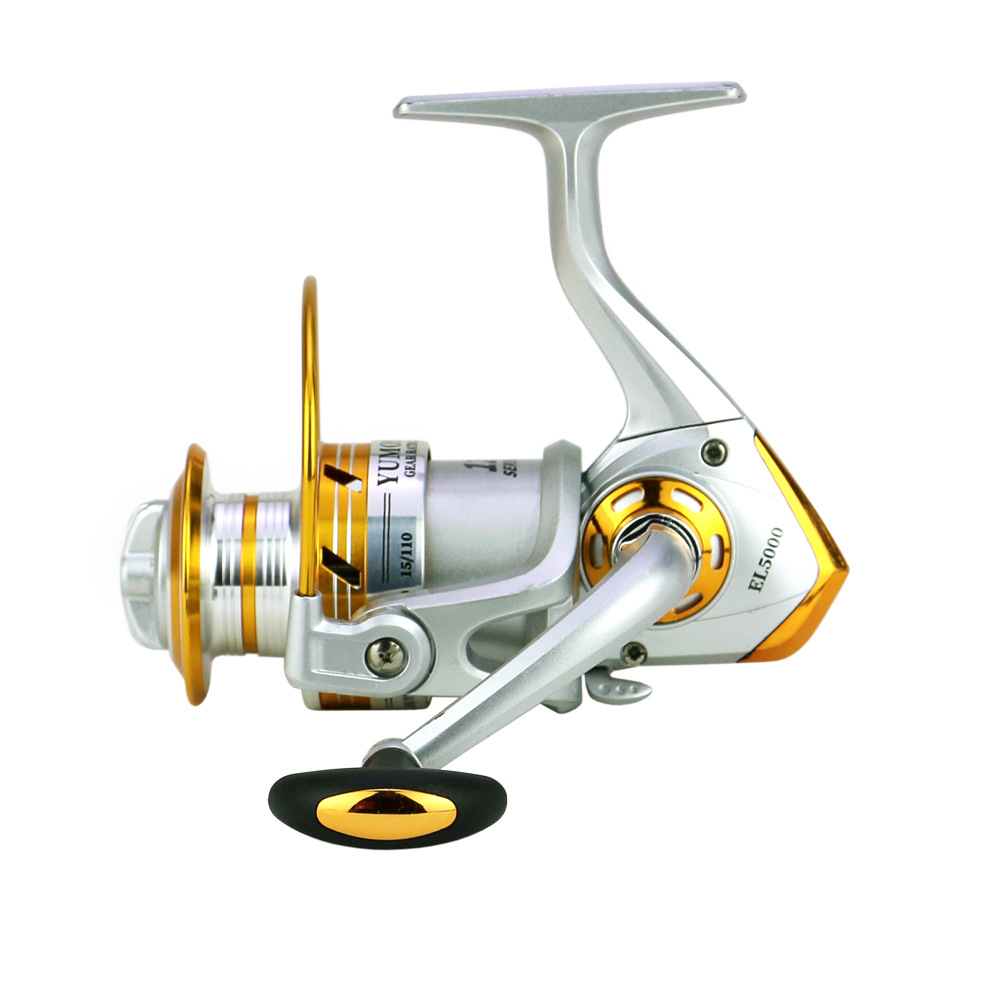YUMOSHI EL series fishing wheel fishing reel Sea Pole set fishing wheel fishing gear fishing reel Sandy raft fishing Luya