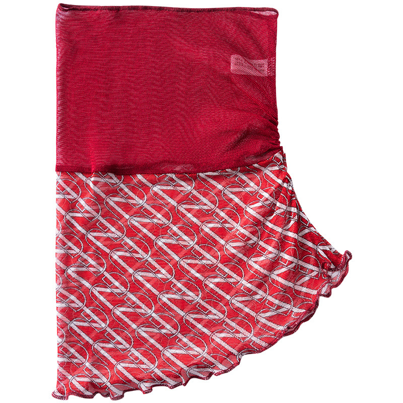 Factory wholesale mesh silk scarf 100% mulberry silk printed silk scarf stitching sunscreen scarf pullover 1010X