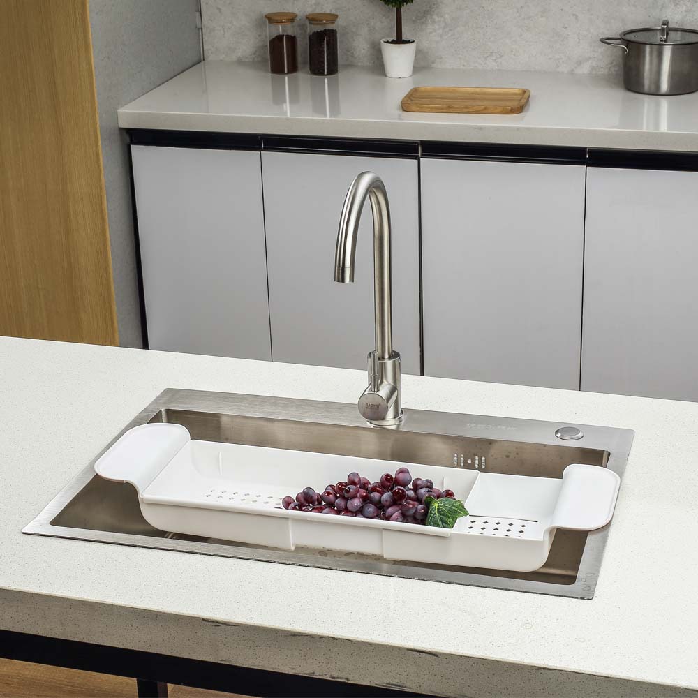 Retractable draining rack sink draining rack bathtub draining rack multifunctional retractable draining rack non-slip draining rack