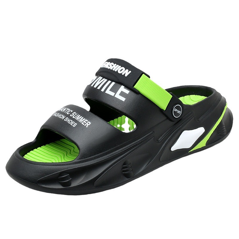 Couple's thick-soled two-wear sandals and slippers for men and women outer wear fashion new soft-soled slippers beach sandals in stock