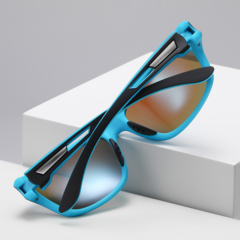 Cross-border Sports Running Sunglasses Men's Polarized Colorful Film Sunglasses Moisture Windproof Riding Glasses Wholesale