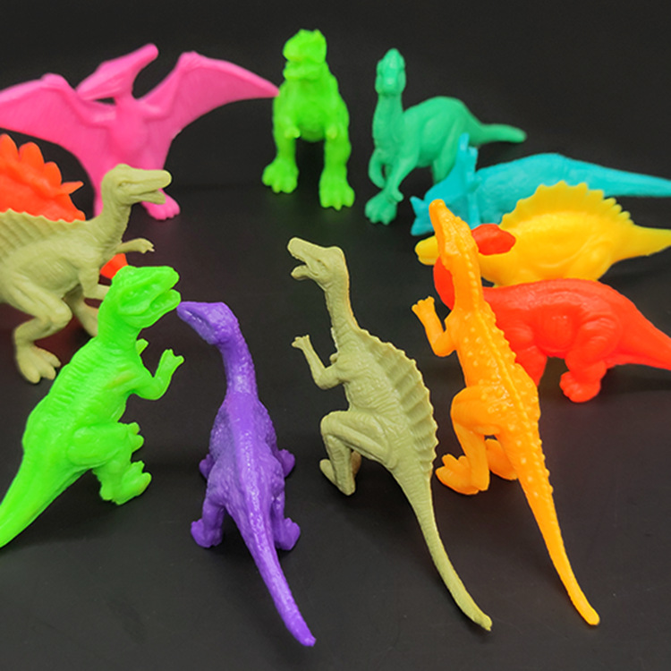 Simulation little dinosaur world toy soft rubber solid model examination ancient stone dinosaur Children Baby understanding toy male