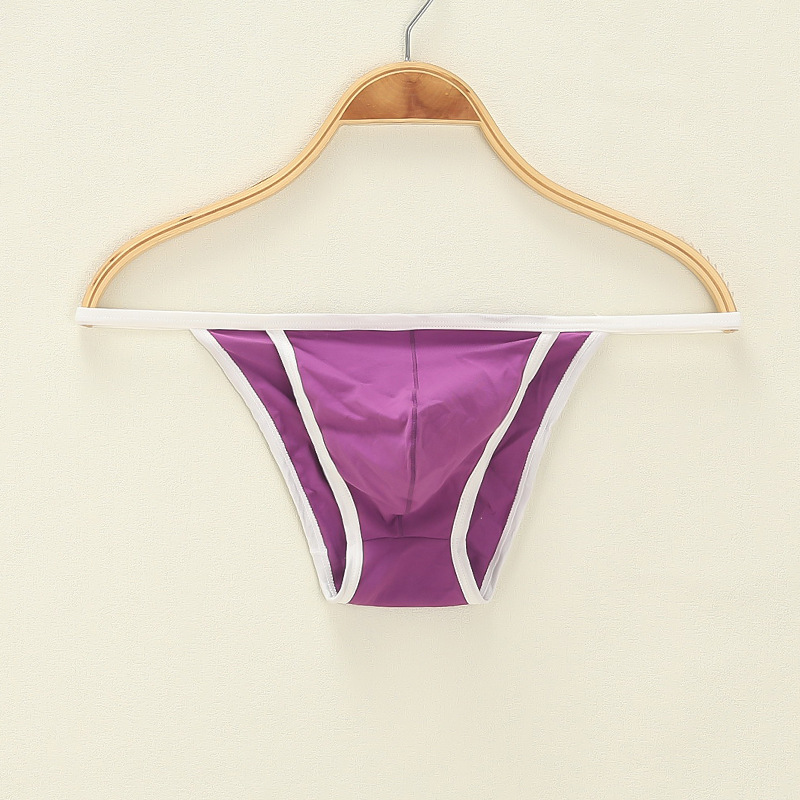 Men's underwear wholesale breathable low waist sexy European and American Amazon foreign trade one piece thong T pants cross-border tide