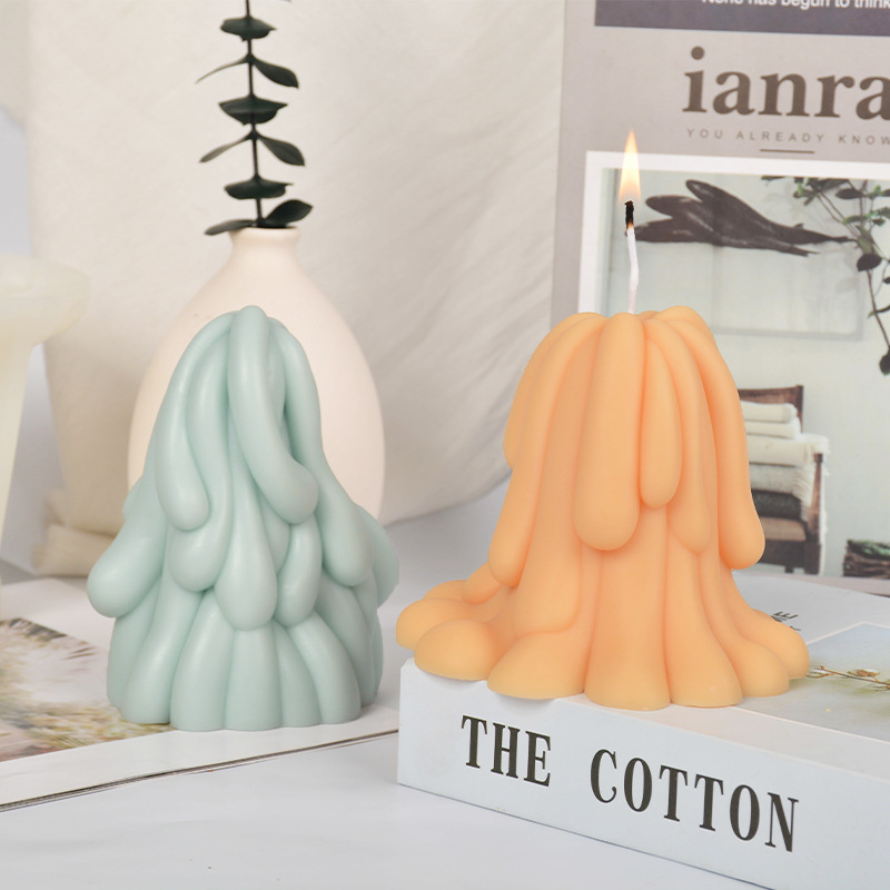 Sanxin 3d Submarine Gypsum Abrasive Tool diy Ornaments Marine Tentacles Aromatherapy Candle Silicone Mold