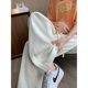 White Wide Leg Pants Women's 2023 New Spring Autumn Summer High Waist Dosing Loose Casual Straight Pants Banana Sports Pants