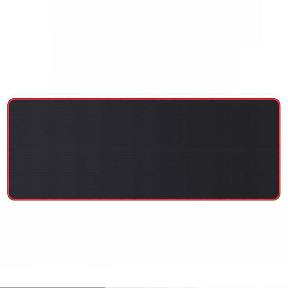 Cross-border black red lock large mouse pad extra thick office e-sports game computer desk mat