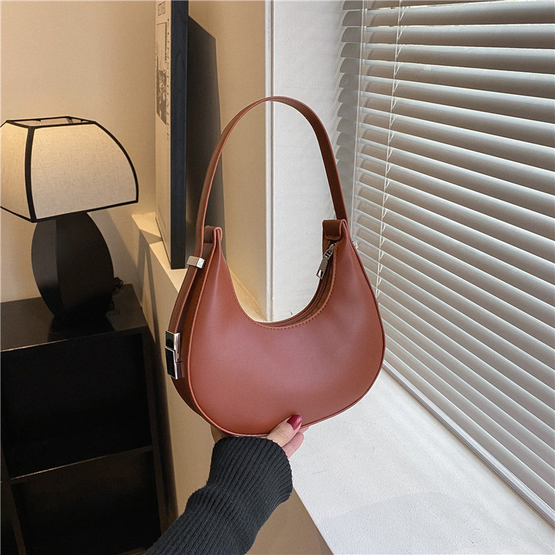 Fashionable Shoulder Bag Simple Casual Underarm Bag Women's 2023 Spring Popular New Style Simple Casual Bag for Women