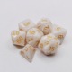 Pearl pattern milk White (Gold Oil)